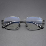Square Titanium Glasses LE1154_Silver