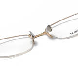 Half Rim Titanium Glasses LE1249_Gold