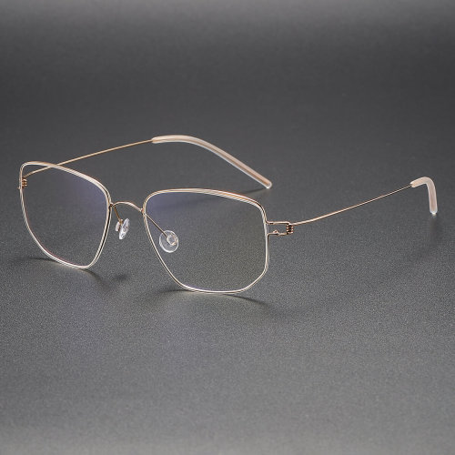 Geometric Titanium Glasses LE1246_Gold