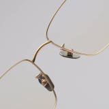 Rectangle Titanium Glasses LE1248_Gold