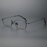 Rectangle Titanium Glasses LE1248_Black