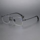 Half Rim Titanium Glasses LE1251_Black