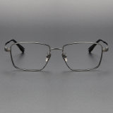 Rectangle Titanium Glasses LE1262_Gunmetal