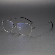 Geometric Titanium Glasses LE1246_Black