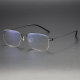 Rectangle Titanium Glasses LE1280_Black