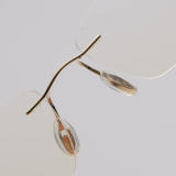 Rimless Titanium Glasses LE1247_Gold