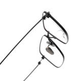 Rectangle Titanium Glasses LE1250_Black