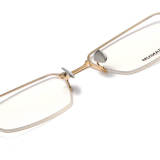 Half Rim Titanium Glasses LE1159_Gold
