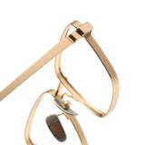 Rectangle Titanium Glasses LE1262_Gold