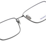 Square Titanium Glasses LE1272_Silver