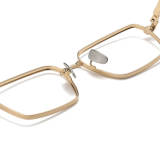 Rectangle Titanium Glasses LE1218_Gold