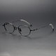 Oval Titanium Glasses LE1215_Black