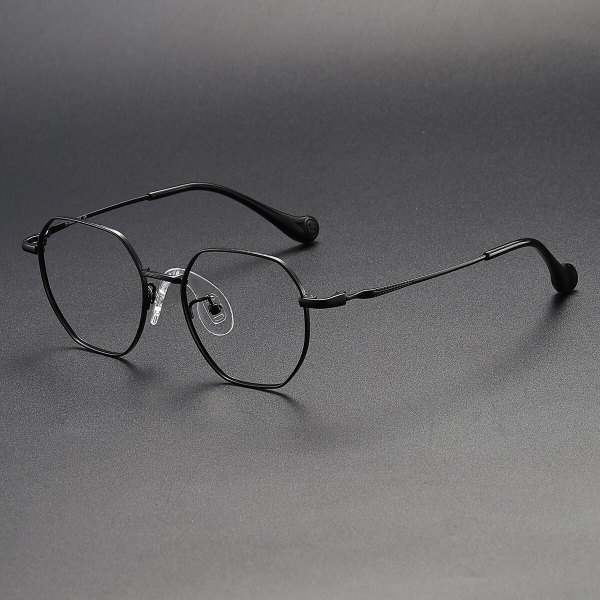 Geometric Titanium Glasses LE1243_Black