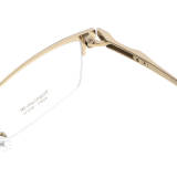 Half Rim Titanium Glasses LE1161_Gold