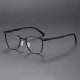 Square Titanium Glasses LE1237_Black