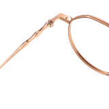 Geometric Titanium Glasses LE1225_Rose Gold