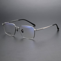 Geometric Titanium Glasses LE1221_Silver