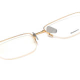 Half Rim Titanium Glasses LE1165_Gold