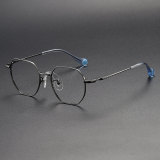 Geometric Titanium Glasses LE1243_Gunmetal