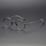 Geometric Titanium Glasses LE1225_Gunmetal
