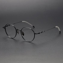 Geometric Titanium Glasses LE1225_Black