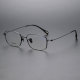Oval Titanium Glasses LE1226_Black