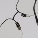 Half Rim Titanium Glasses LE1196_Black