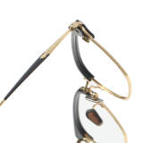 Browline Titanium Glasses LE1211_Black & Gold