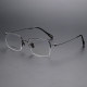 Half Rim Titanium Glasses LE1169_Black