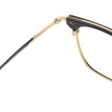 Browline Titanium Glasses LE1211_Black & Gold