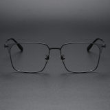 Rectangle Titanium Glasses LE1193_Black
