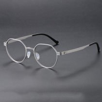 Geometric Titanium Glasses LE1200_Silver