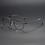 Geometric Titanium Glasses LE1203_Gunmetal