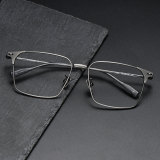 Rectangle Titanium Glasses LE1193_Gunmetal