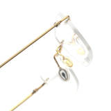 Rimless Titanium Glasses LE1213_Gold
