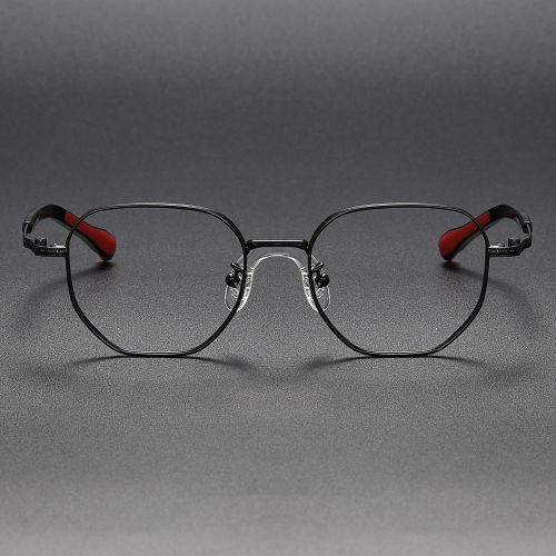 Geometric Titanium Glasses LE1210_Black