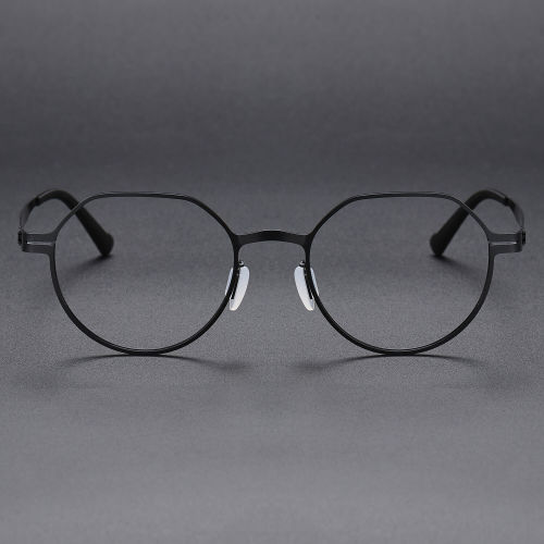 Geometric Titanium Glasses LE1200_Black