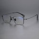 Square Titanium Glasses LE1187_Black