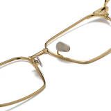 Rectangle Titanium Glasses LE1193_Gold