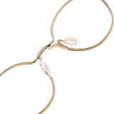 Oval Titanium Glasses LE1188_Gold