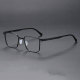 Rectangle Titanium Glasses LE1176_Black