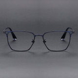 Square Titanium Glasses LE1170_Blue