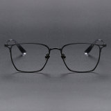 Square Titanium Glasses LE1170_Black
