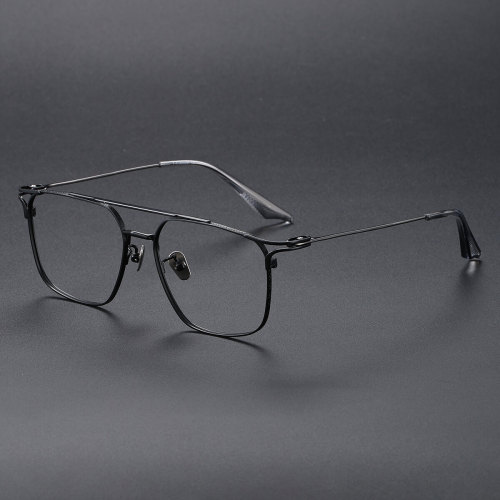 Aviator Titanium Glasses LE1150_Black