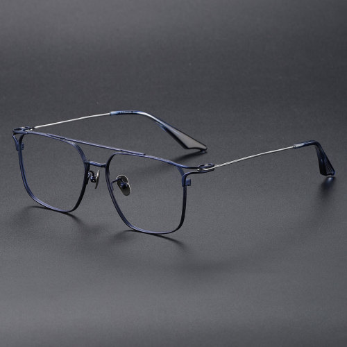 Aviator Titanium Glasses LE1150_Blue