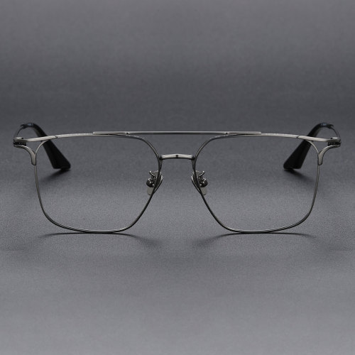 Aviator Titanium Glasses LE1150_Gunmetal