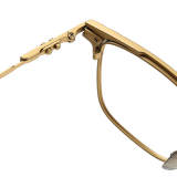 Browline Titanium Glasses LE1128_Black & Gold