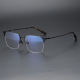 Half Rim Titanium Glasses LE1155_Black