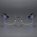 Square Titanium Glasses LE1158_Black