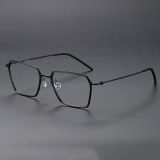 Square Titanium Glasses LE1124_Black